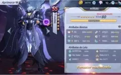 conta saint seiya com cavaleiro 21 lvl 80   S/vinculos