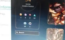 Conta do LOL