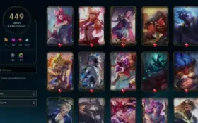 Conta Lol Platina Lvl 975, Full Champs, 452 Skins 