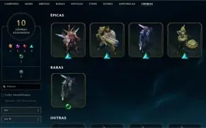 Conta de lol com 159 skins / Todos Campeões