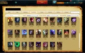 Contas PLATINAS League of Legends