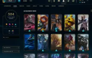 Conta LOL + Valorant | 304 skins LOL + Diversas facas/skins