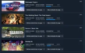 Conta Steam Com Gta, Fall, Twd, We, Among, Uno,L4d2, Session