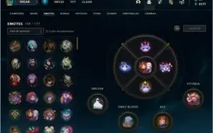 Conta lol, lv 342, 308 skins