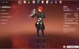 Conta Genshin Impact, 45 Rank de Aventureiro (AR)