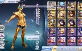 SAINT SEIYA AWAKENING - COM GEMAS AVANÇADAS E LIVROS