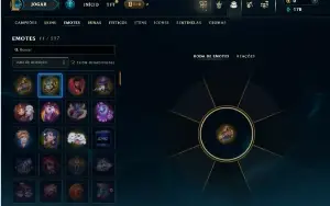 Unranked com 25 Champs e 4 Skins