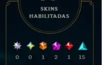 Conta De Lol Esmeralda 3 - Todos Os Campeões E 39 Skins