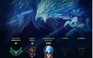 Conta De Lol Esmeralda 3 - Todos Os Campeões E 39 Skins