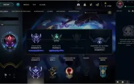Conta lol D4 (Season 9 D2) rara.
