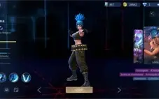 Conta mbl com todos heróis e skin lendária zodíaco stret fit