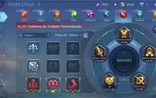 Conta mbl com todos heróis e skin lendária zodíaco stret fit