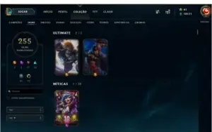 CONTA RARA 255 SKins unico dono