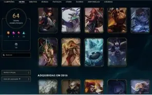 Vende-se Conta no League Of Legends, LOL