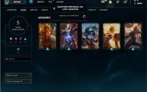 Conta prata 4 com 29 Champs e 5 Skins + 1 Fragmento