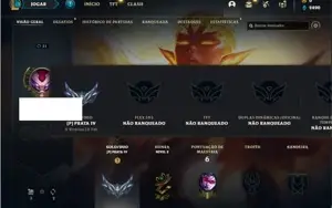 Conta prata 4 com 29 Champs e 5 Skins + 1 Fragmento