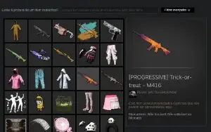 Conta Pubg [Progressive Beryl + Chorma + M416 Halloen]