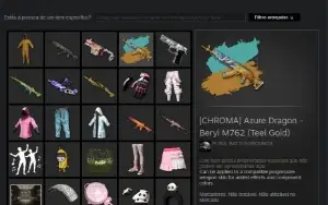 Conta Pubg [Progressive Beryl + Chorma + M416 Halloen]