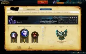 CONTA PLATINA V COM ÓTIMO MMR 10 SKINS E 21 CHAMPIONS+FW