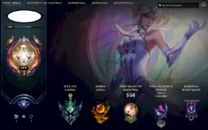Conta Lol Platina I Lvl 500+ 1000000 Maestria Lux 310 Skins