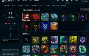 Conta OURO 4 - Win 70% - LOL (league of legends) ELOMOON