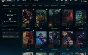 Conta OURO 4 - Win 70% - LOL (league of legends) ELOMOON