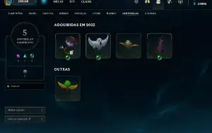 Conta OURO 4 - Win 70% - LOL (league of legends) ELOMOON