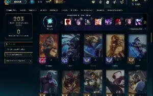 Esmeralda 1 com 65 Champs e 22 Skins