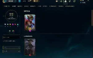 Esmeralda 1 com 65 Champs e 22 Skins