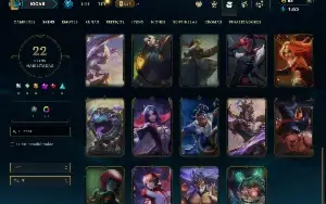 Esmeralda 1 com 65 Champs e 22 Skins