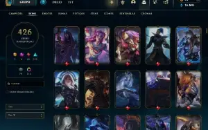 Conta Rara 427 Skins Urgente
