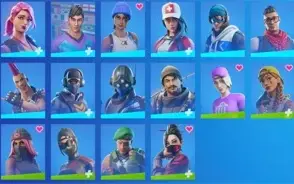 Conta Fortinite Com minty, Glow, e varias outras skins raras