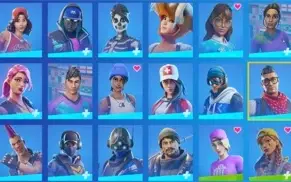 Conta Fortinite Com minty, Glow, e varias outras skins raras