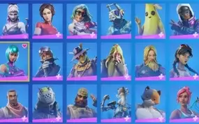 Conta Fortinite Com minty, Glow, e varias outras skins raras