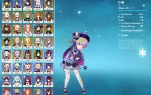 caramujo, childe, os 4 arcontes e mais 16 char e 9 armas 5 s