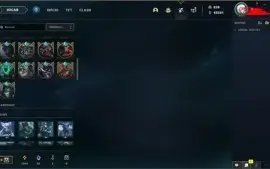 CONTA LOL PLATINA 4, MUITA SKIN MUITO INCONE ESPOLIO OTIMO