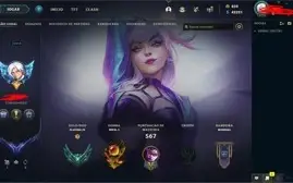 CONTA LOL PLATINA 4, MUITA SKIN MUITO INCONE ESPOLIO OTIMO