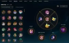 Conta LoL Lvl 476 - 377 skins (19 prestigios) 400k+ de lux
