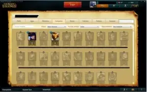 Conta league of legends prata 4, 81 skins, 105 campeões.