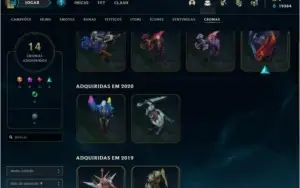 HIPER PROMOÇÃO - CONTA PRIME 194 SKINS - ALL CHAMPIONS