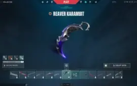 Conta valorant (karambit saqueadora, acesso total a conta)