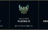 Conta platina 64 skins