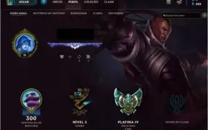 Conta platina 64 skins