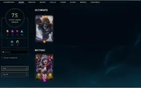 Conta gold 1/75 SKINS/ 20 jogos na Soloq somente