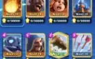 Clash Royale level 43, várias cartas maximizadas