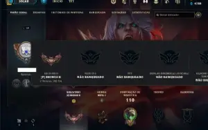 Conta bronze 2 com 25 Champs e 16 Skins + 1 Fragmento