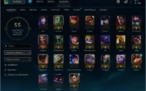 Conta LoL Platina IV