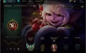 Conta LoL Platina IV
