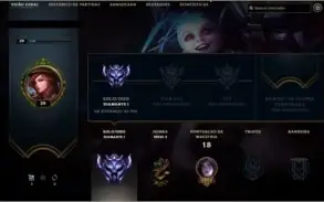 Conta Diamante I - 64% WR - MMR Master/GM