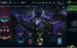 conta de lol plat 3, ex diamond 144 skins + honra 4